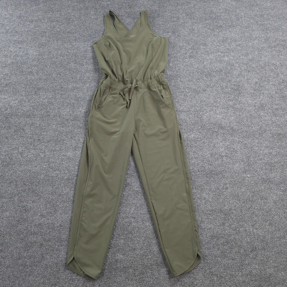 Patagonia Jumpsuit Womens XS Green Fleetwith Romper Stretch Hiking Travel Tech